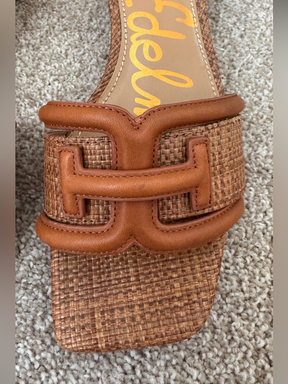 Sam Edelman Waylon Block Heel Slide Sandal - 7.5 - Picture 3 of 6